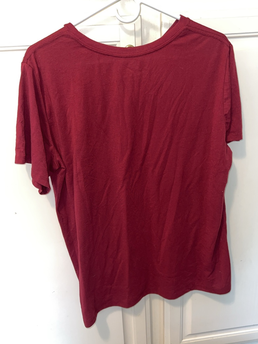 PositiviTees Burgundy Pink Bow Graphic T-Shirt XXL Coquette Cute Casual - Picture 5 of 5